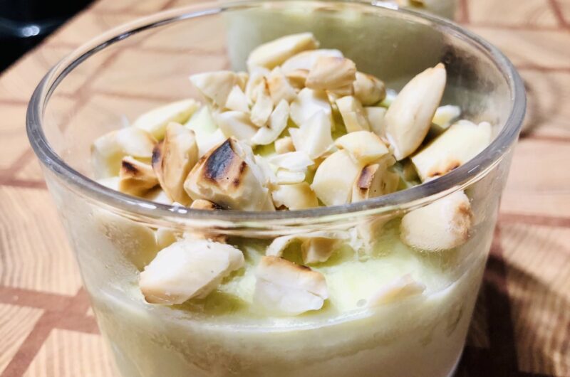 Coconut Lemon dessert  with Roasted Almonds