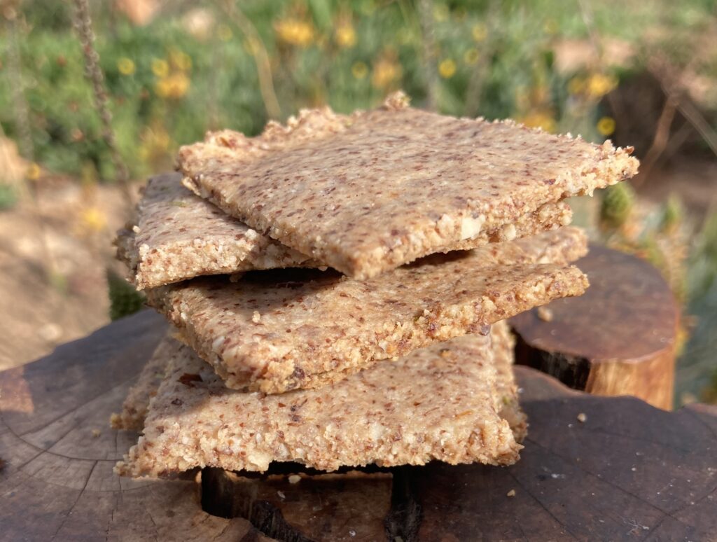 Salty Almond Crackers