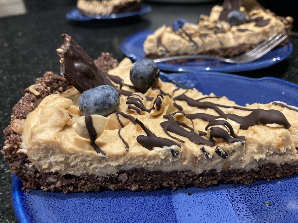 Pastel de Crema de Cacahuetes