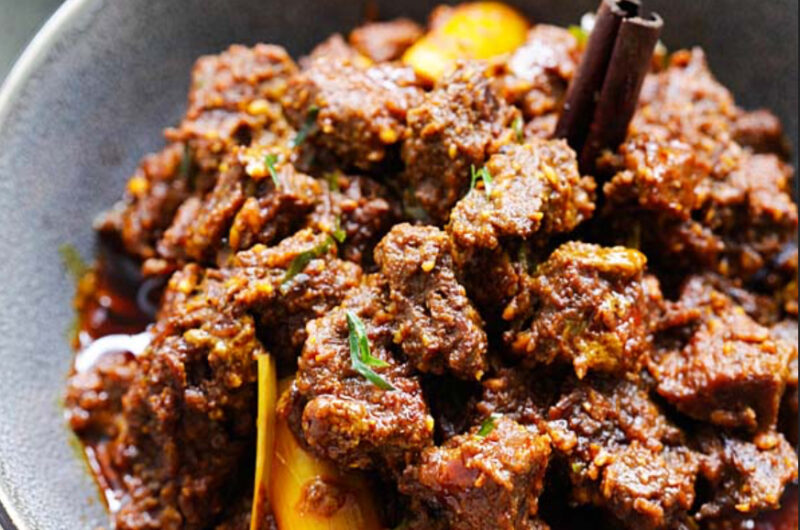 Rendang-un guiso a fuego lento en Crema de Coco