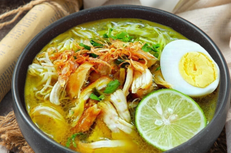 Soto Ayam- an Indonesian chicken broth