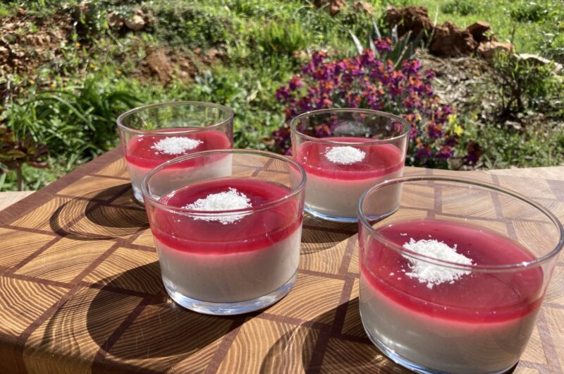 Malabi (A coconut & Rose dessert)
